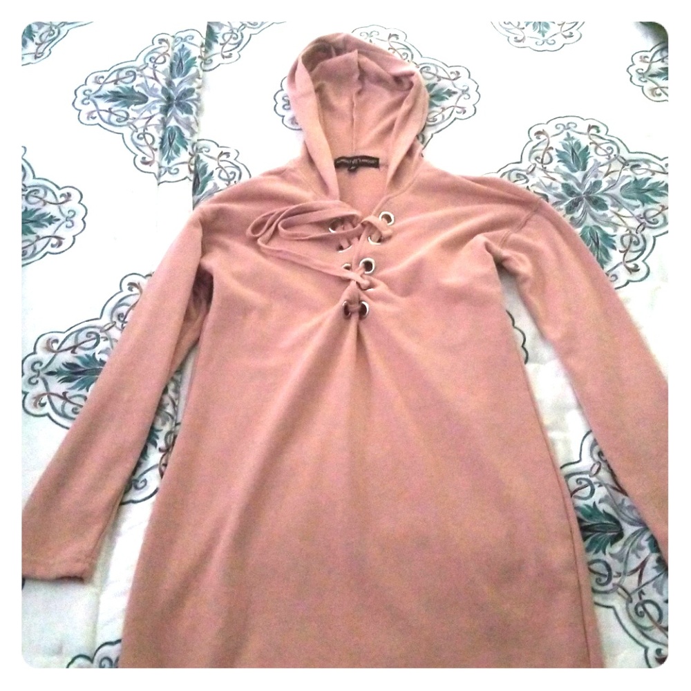 Long hoodie sweatshirt